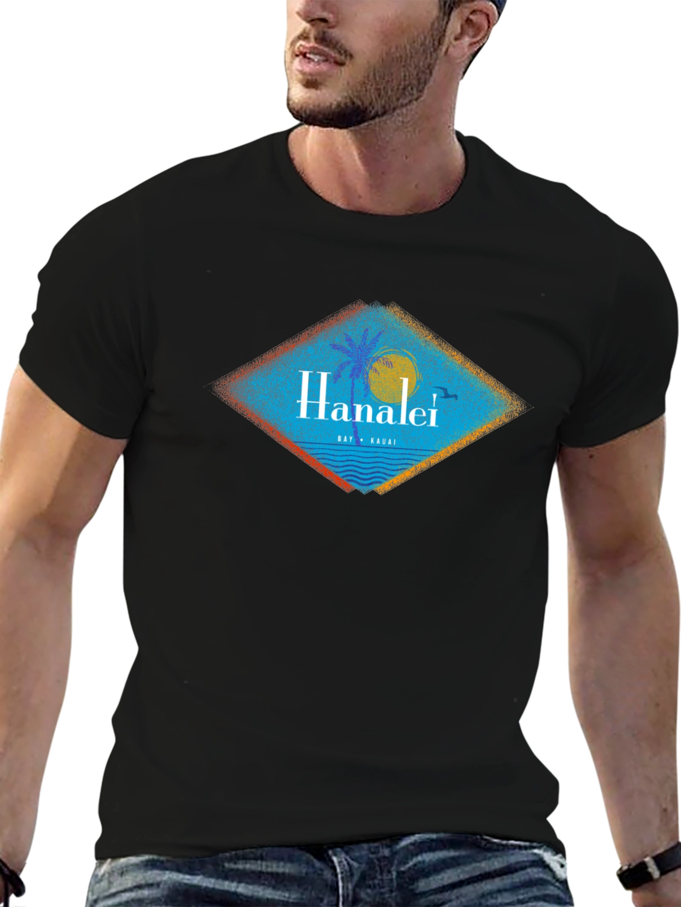 Hanalei Bay Kauai Graphic T-Shirt