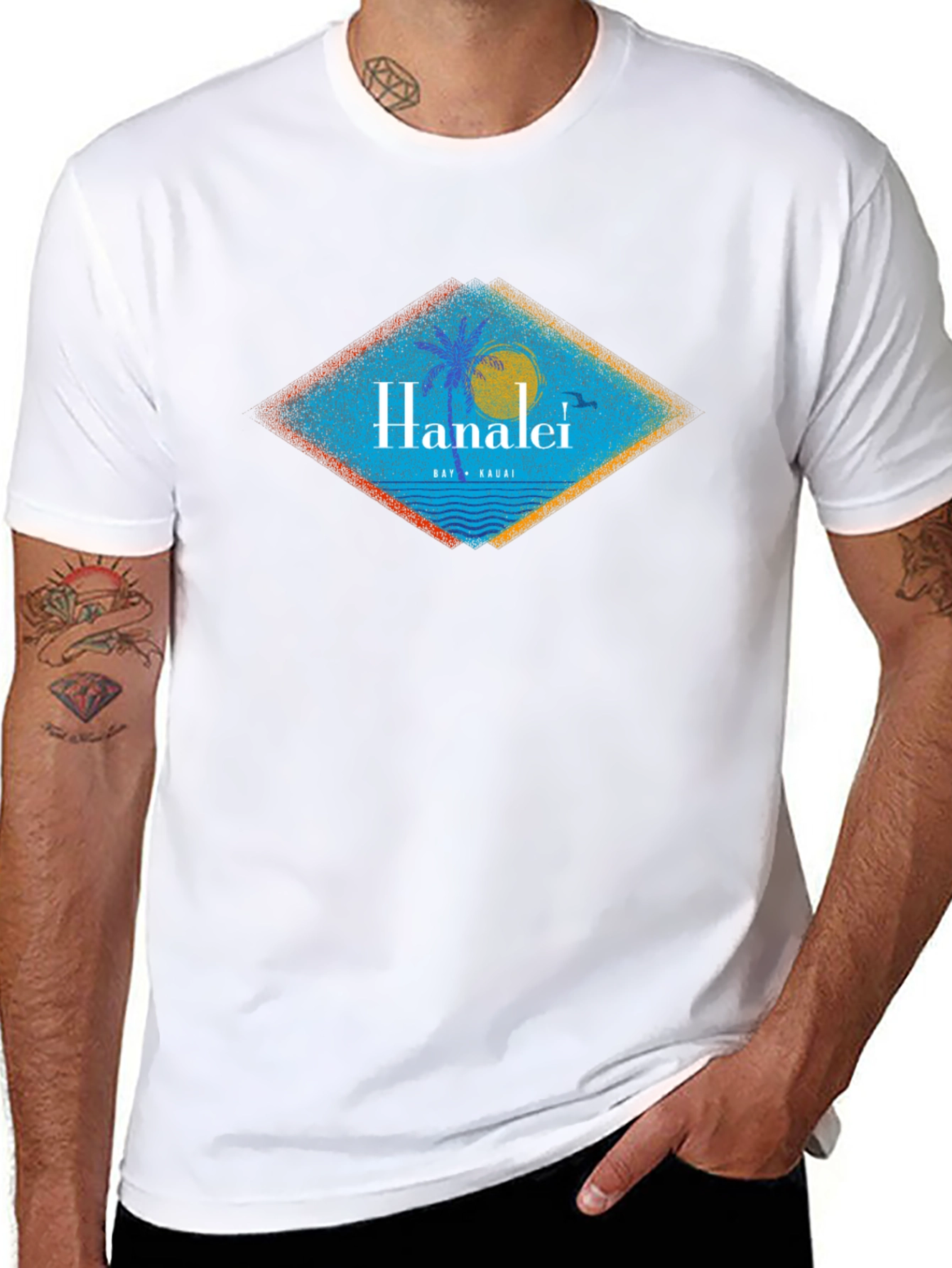 Hanalei Bay Kauai Graphic T-Shirt