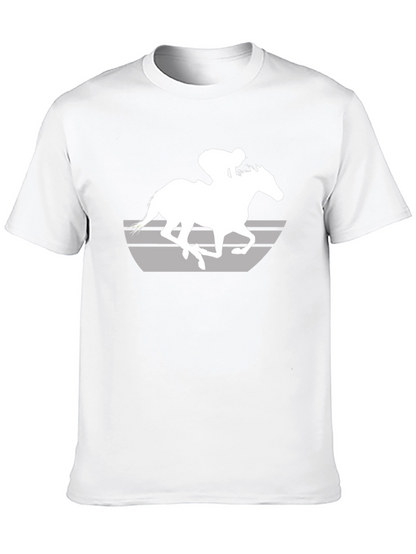 Horse Racing Graphic T-Shirt