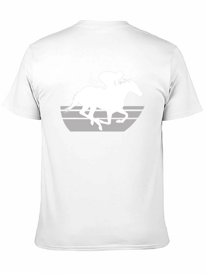 Horse Racing Graphic T-Shirt