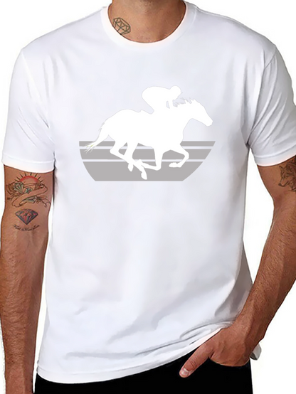 Horse Racing Graphic T-Shirt
