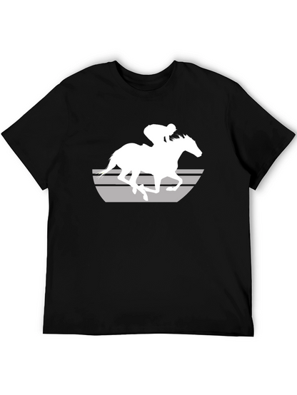 Horse Racing Graphic T-Shirt