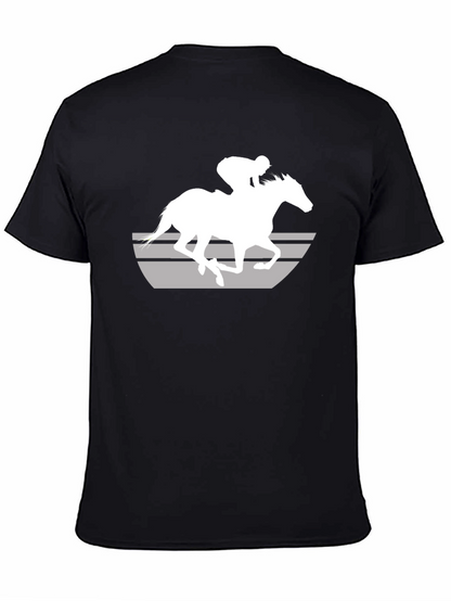 Horse Racing Graphic T-Shirt
