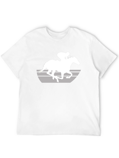 Horse Racing Graphic T-Shirt