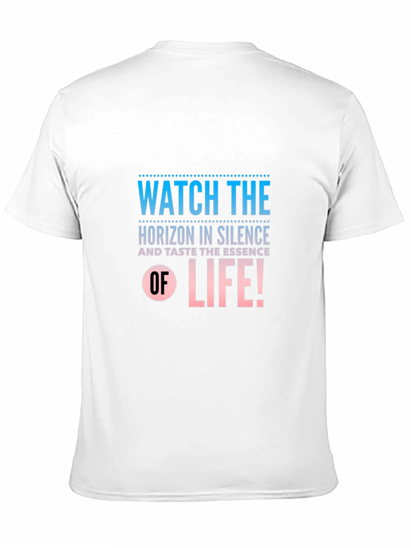 Watch the Horizon Black Graphic Tee