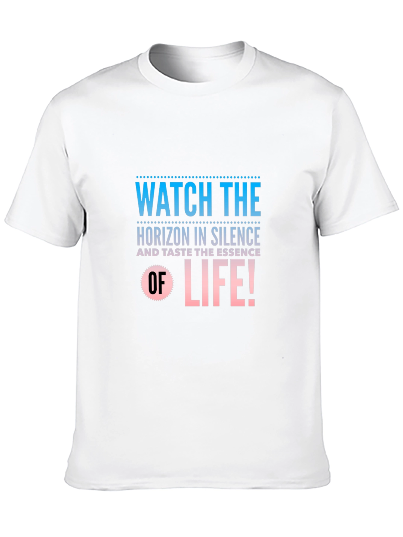 Watch the Horizon Black Graphic Tee