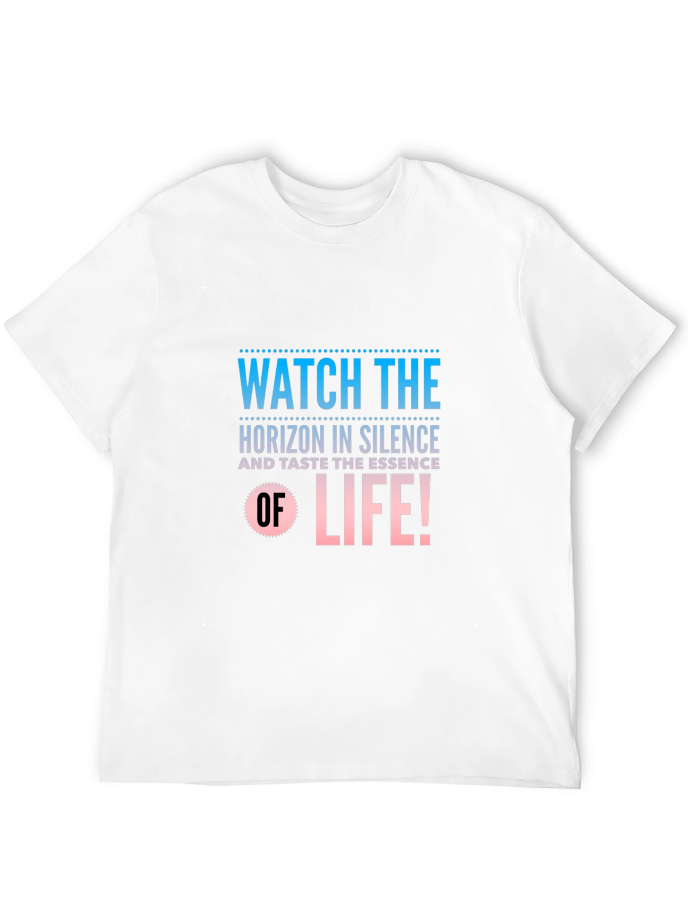 Watch the Horizon Black Graphic Tee