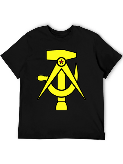 Hammer Compass and Sickle Black T-Shirt