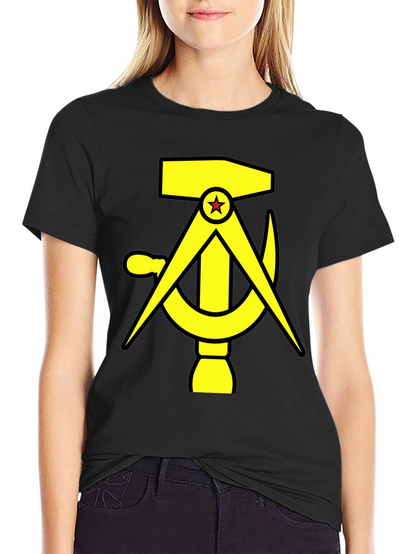 Hammer Compass and Sickle Black T-Shirt