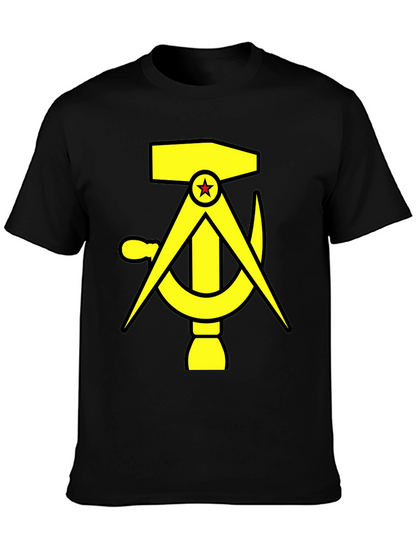 Hammer Compass and Sickle Black T-Shirt