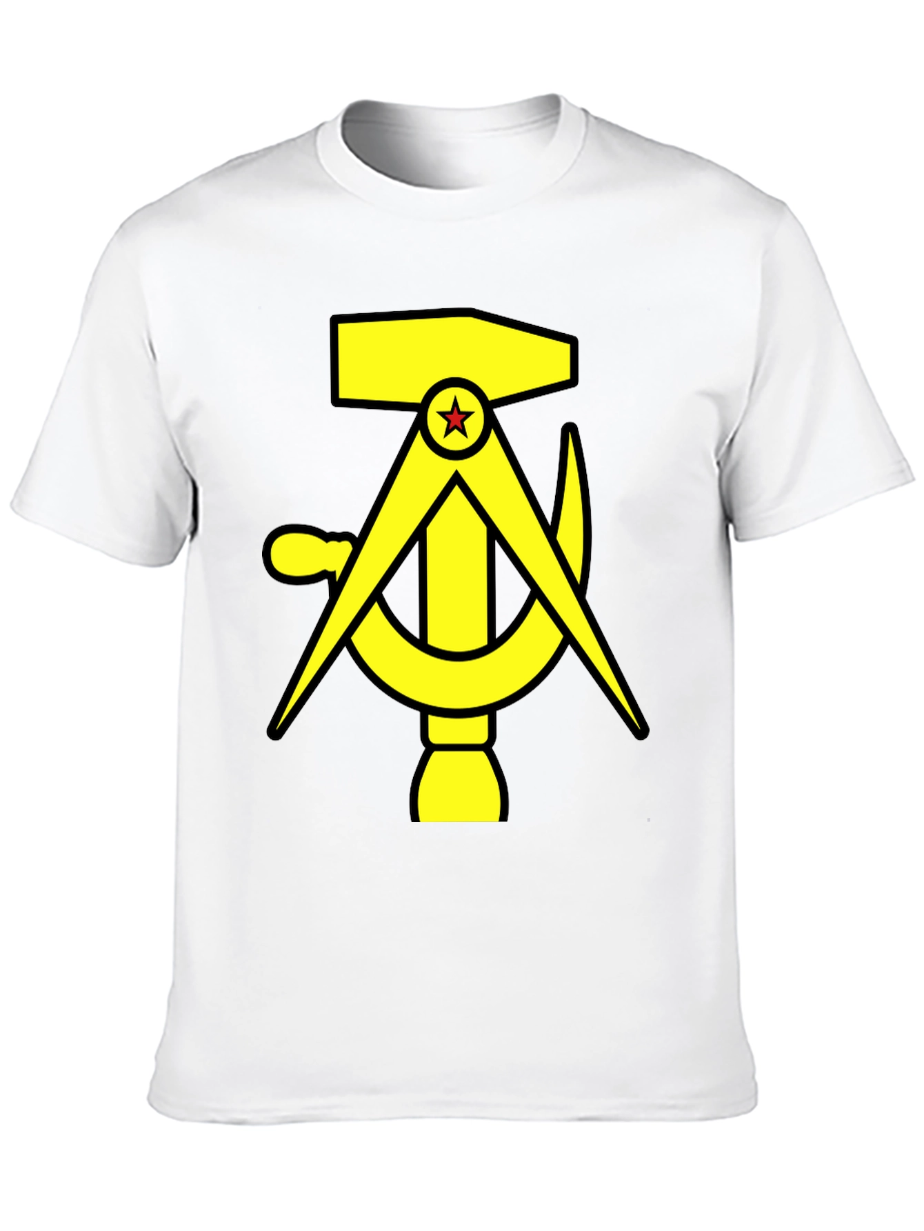 Hammer Compass and Sickle Black T-Shirt