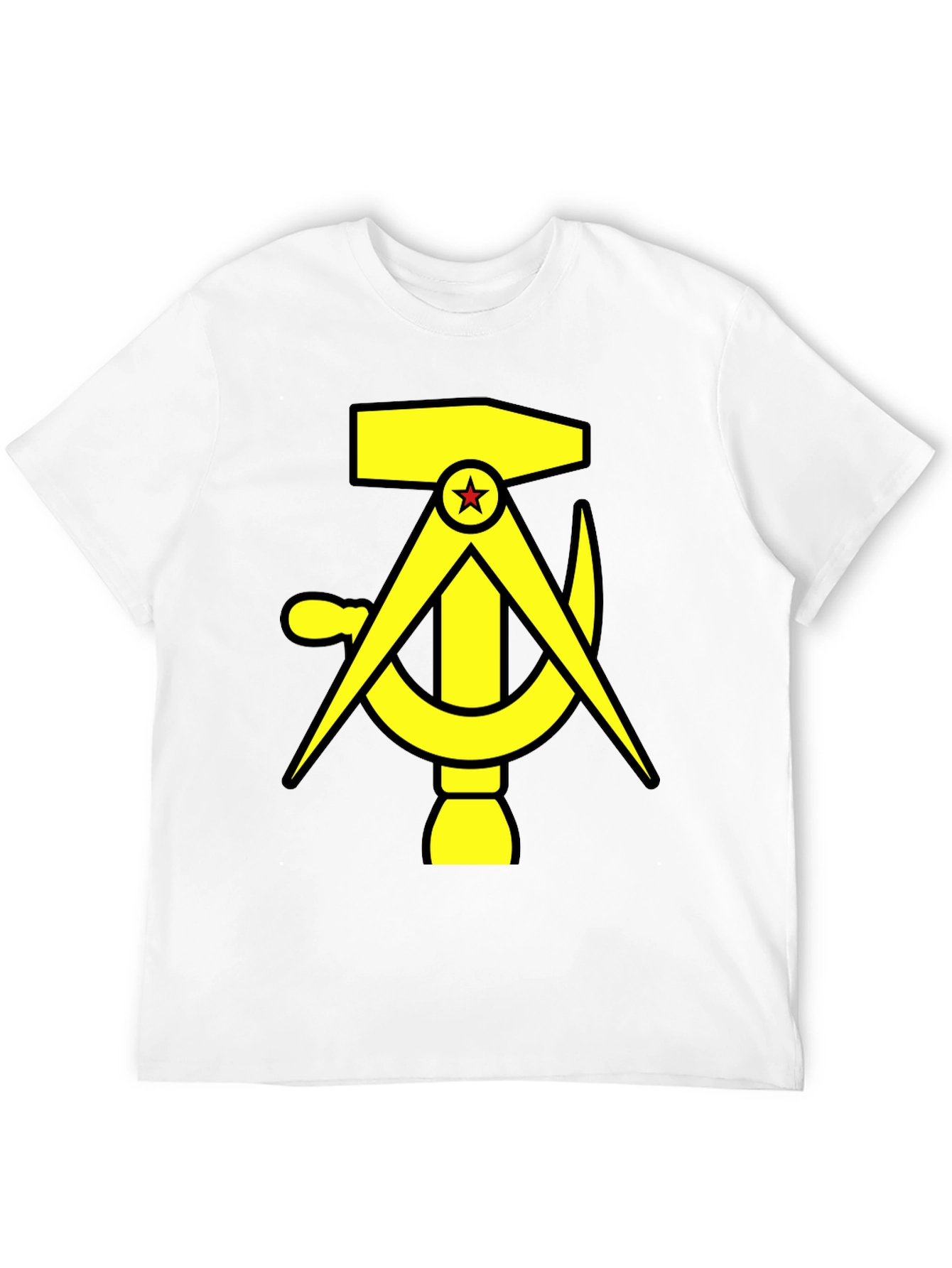 Hammer Compass and Sickle Black T-Shirt