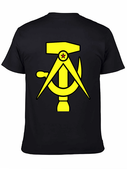 Hammer Compass and Sickle Black T-Shirt