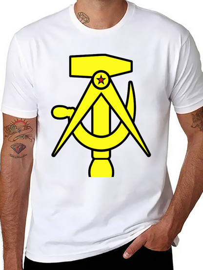Hammer Compass and Sickle Black T-Shirt