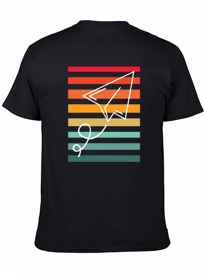 Retro Paper Airplane Graphic Tee
