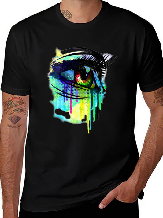 Eye See Color Mens Graphic Tee