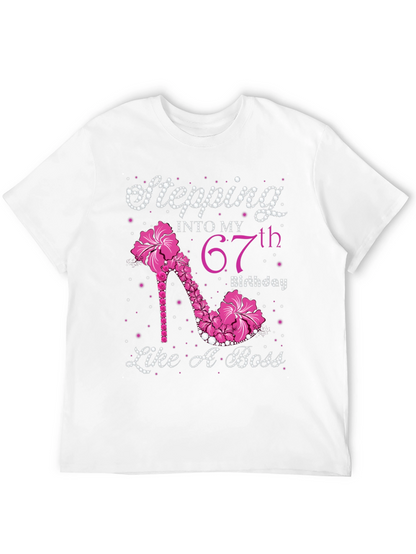 Stepping Into My 67th Birthday T-Shirt
