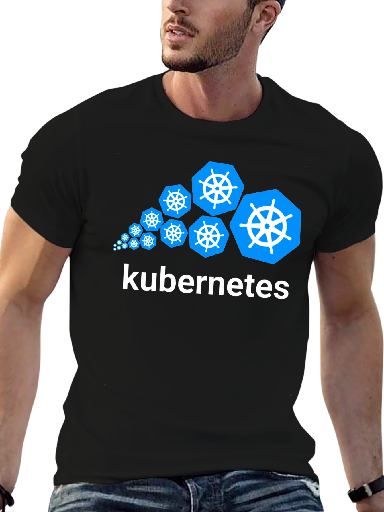 Kubernetes T-Shirt - Black Tech Tee for Developers
