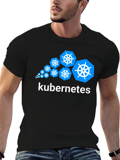 Kubernetes T-Shirt - Black Tech Tee for Developers