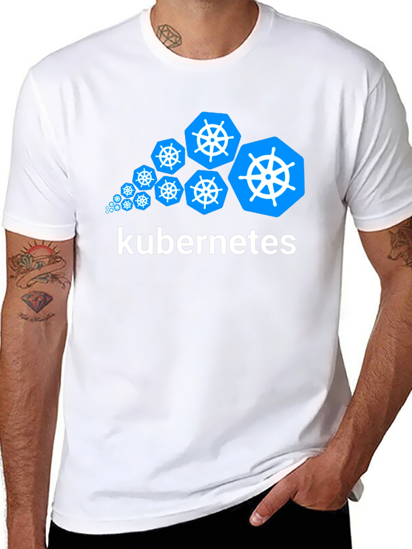 Kubernetes T-Shirt - Black Tech Tee for Developers