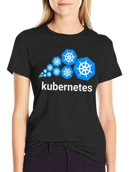Kubernetes T-Shirt - Black Tech Tee for Developers