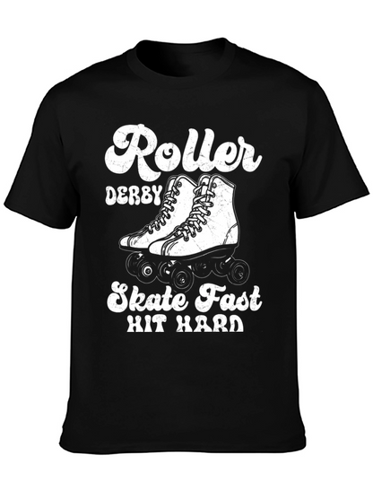 Roller Derby Skate Fast Hit Hard T-Shirt