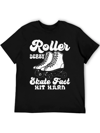 Roller Derby Skate Fast Hit Hard T-Shirt