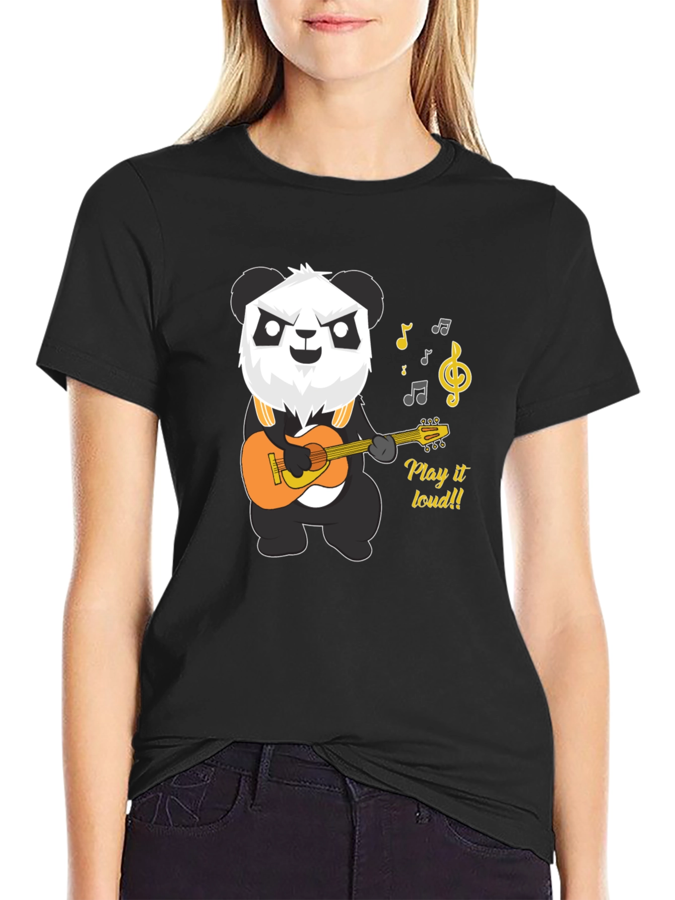 Panda Guitarist T-Shirt