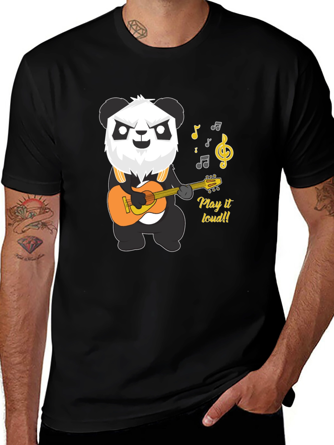Panda Guitarist T-Shirt