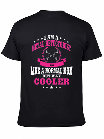 Metal Detectorist Mom T-Shirt - Black