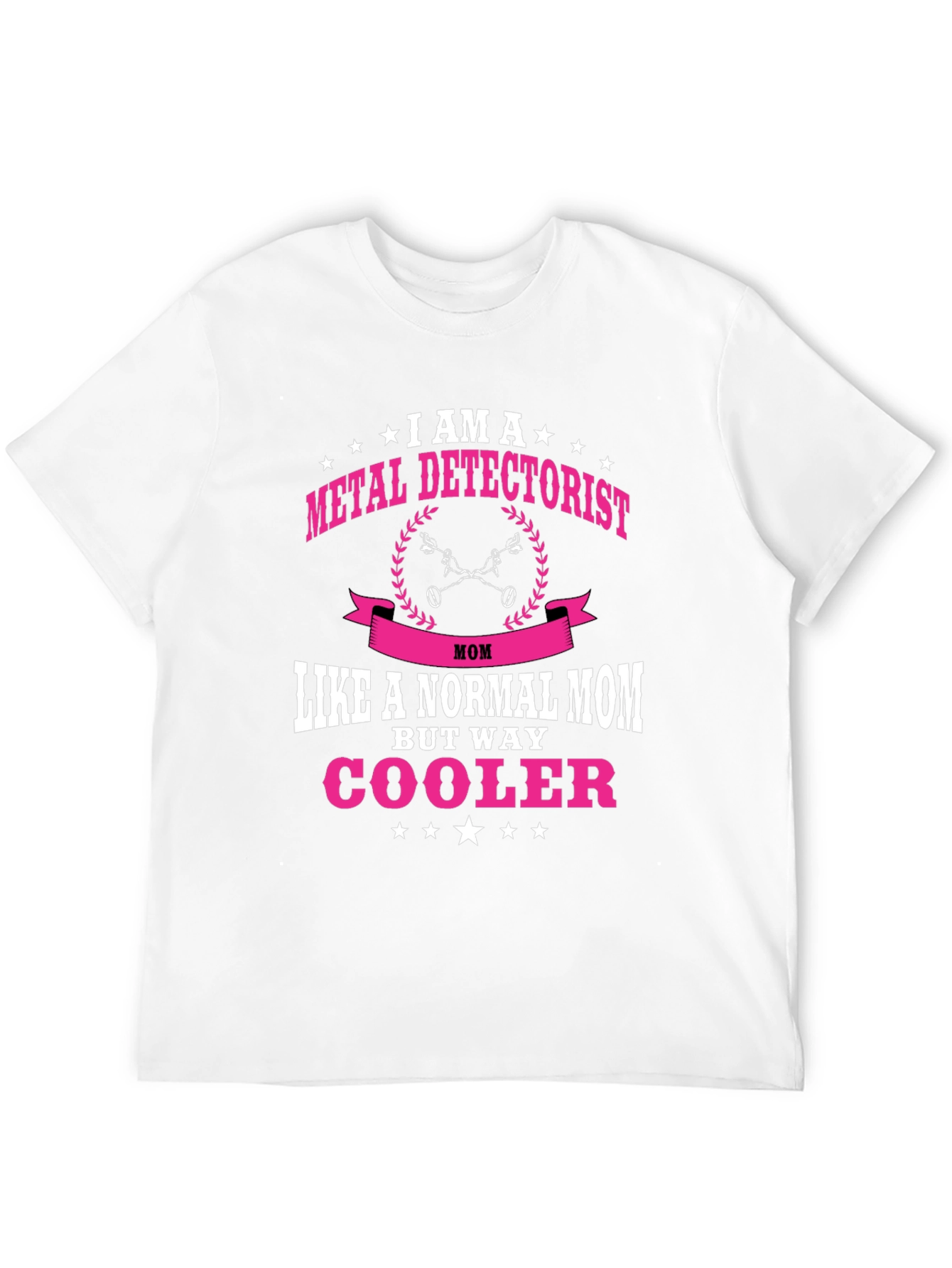 Metal Detectorist Mom T-Shirt - Black