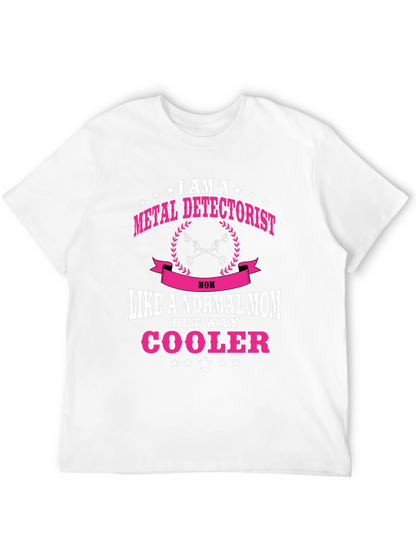 Metal Detectorist Mom T-Shirt - Black