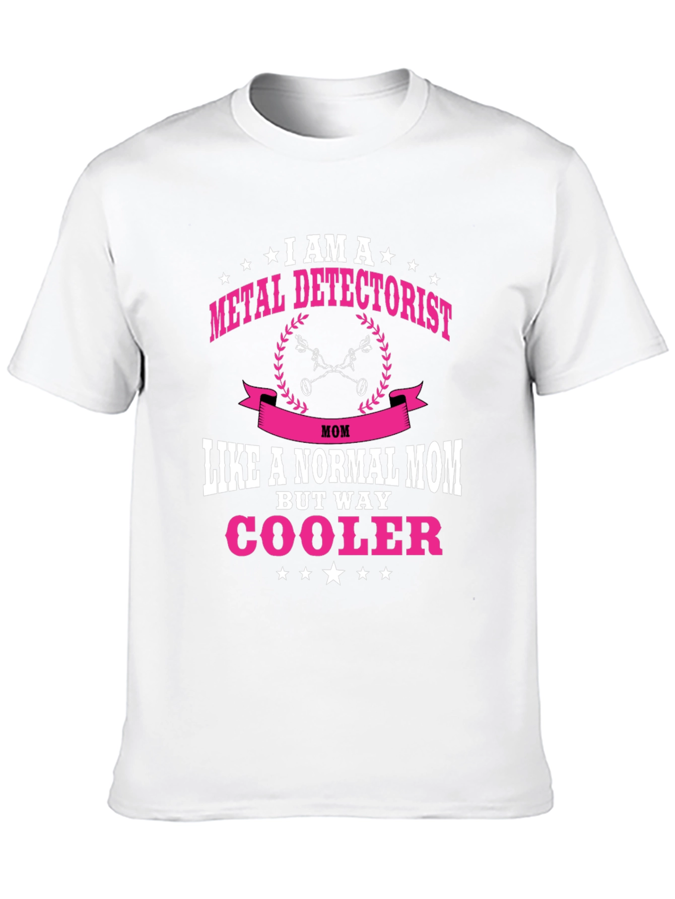 Metal Detectorist Mom T-Shirt - Black