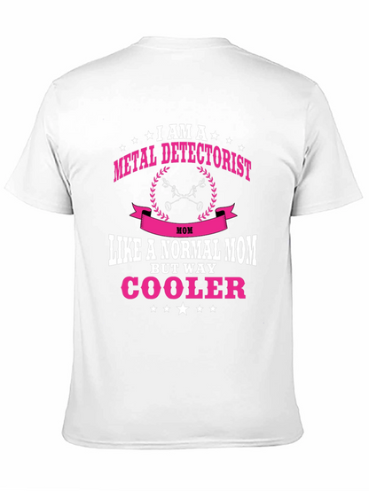 Metal Detectorist Mom T-Shirt - Black