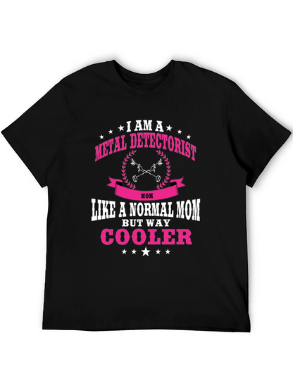 Metal Detectorist Mom T-Shirt - Black