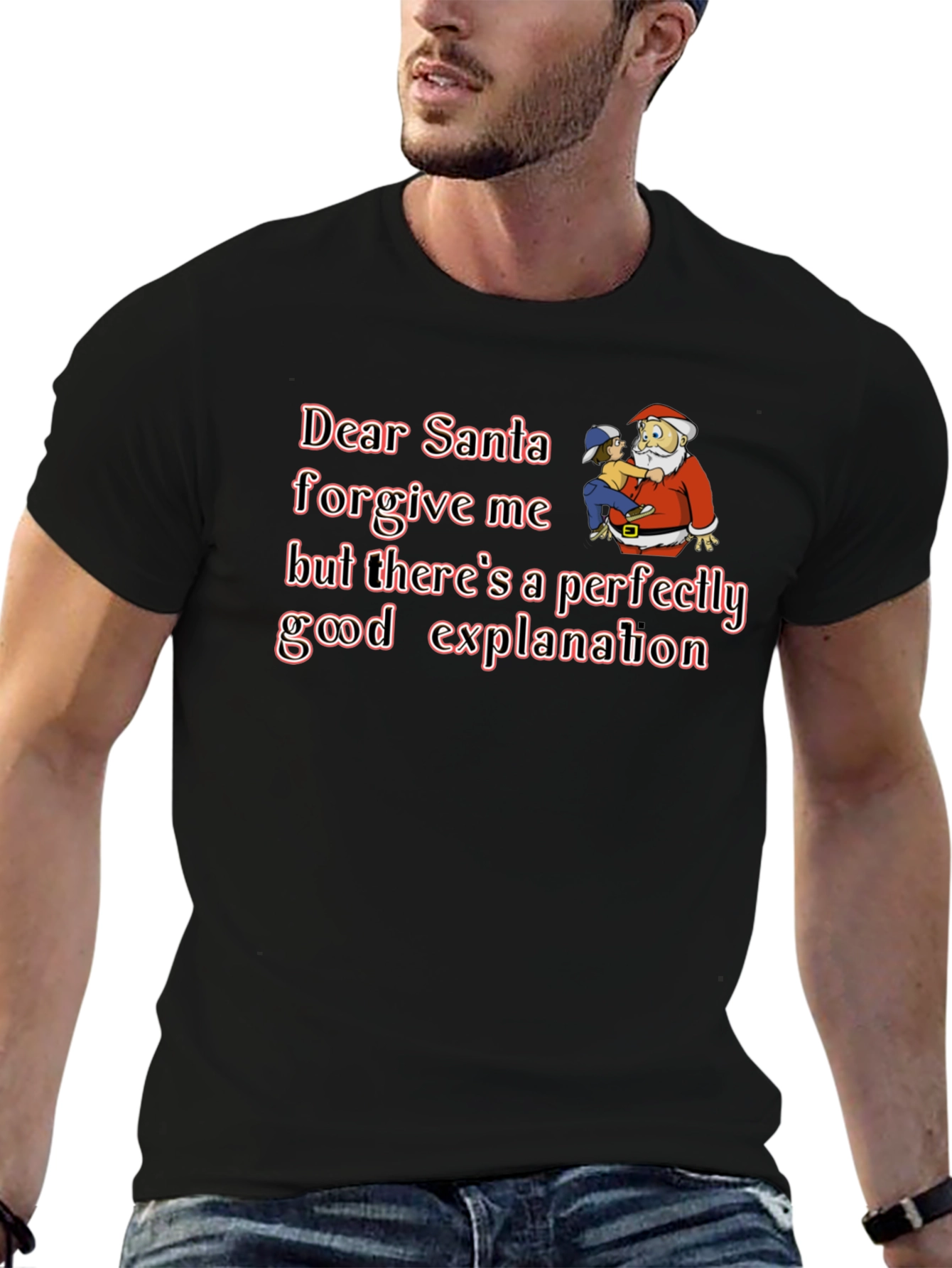 Dear Santa Forgive Me Graphic T-Shirt