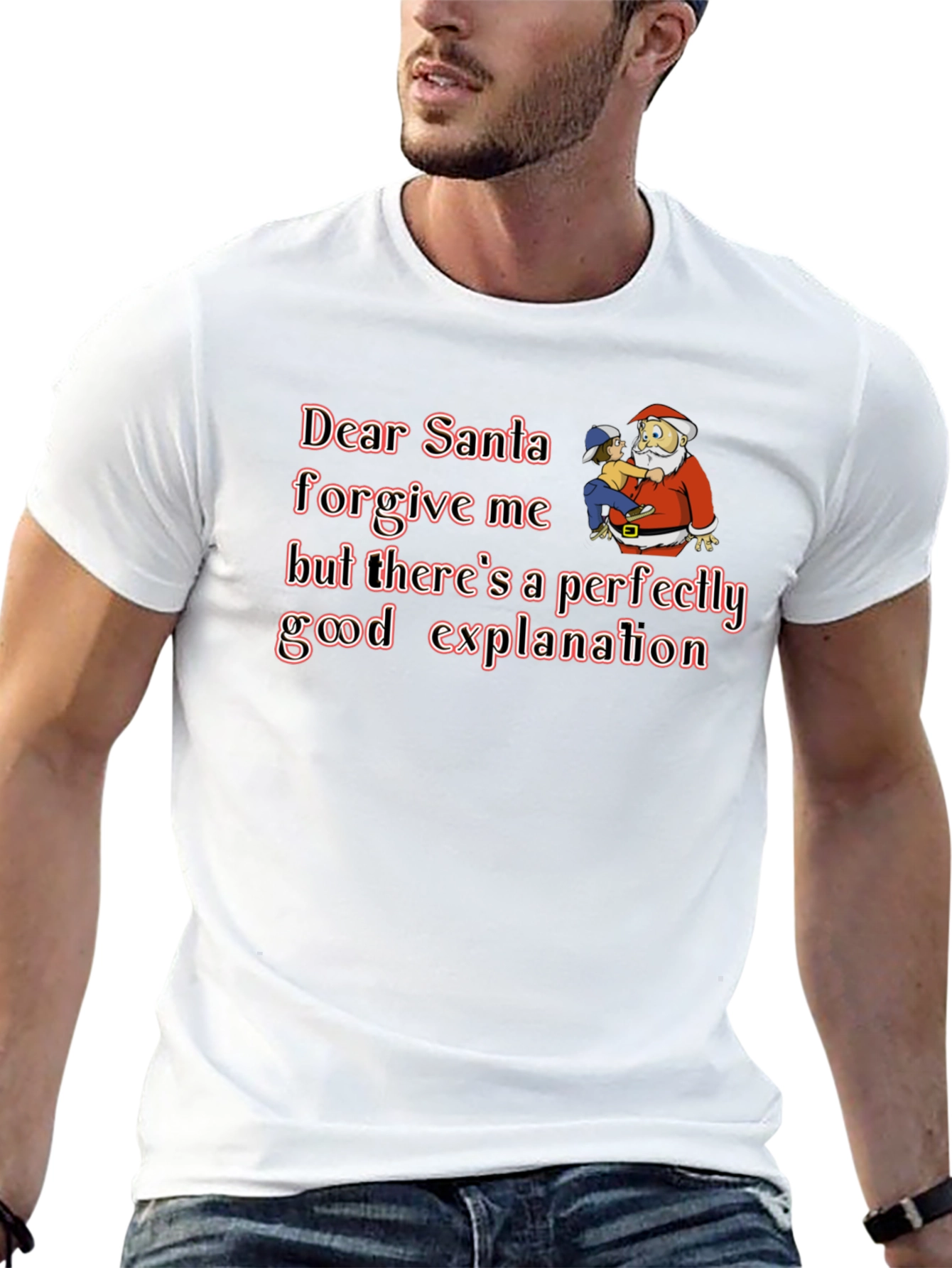 Dear Santa Forgive Me Graphic T-Shirt