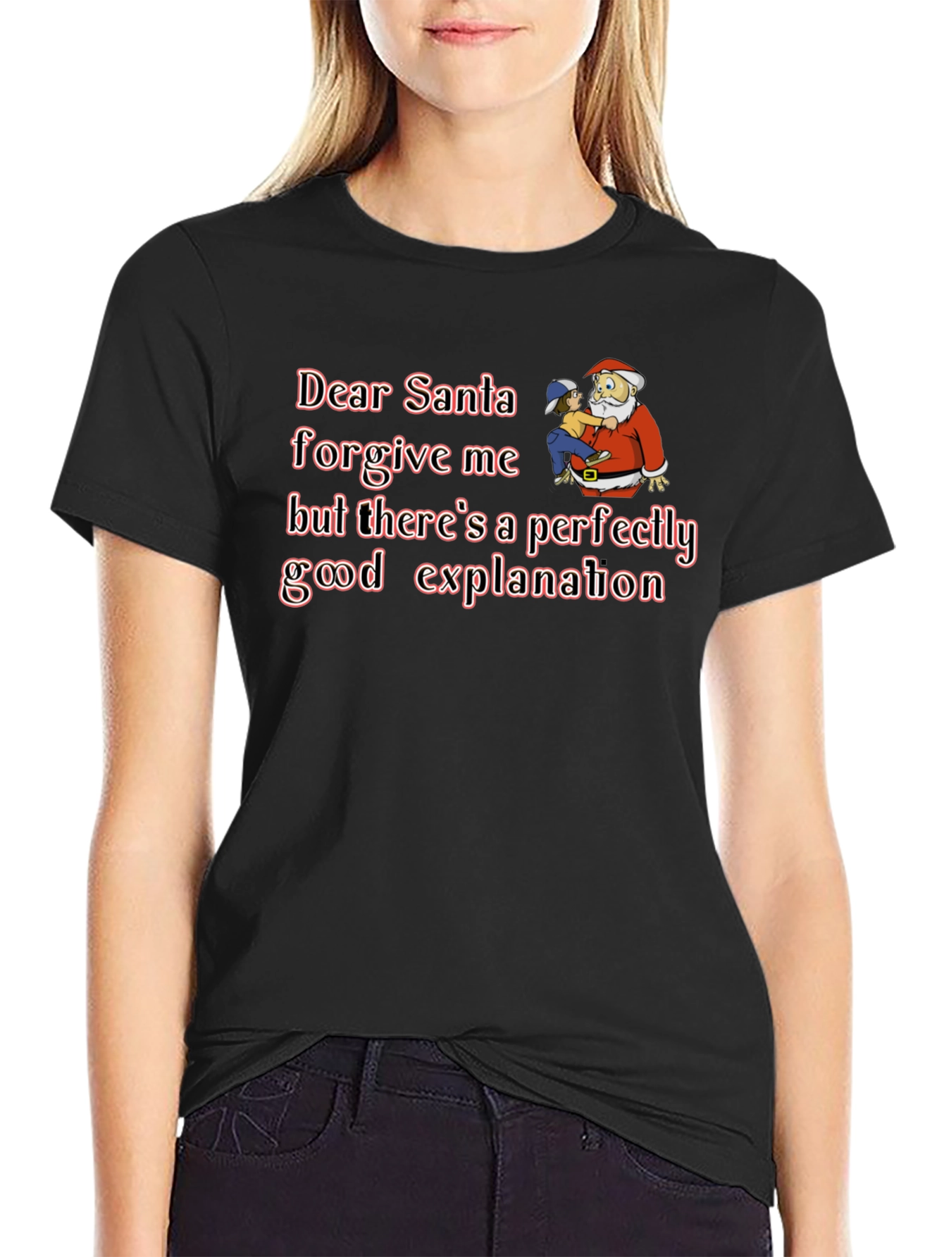 Dear Santa Forgive Me Graphic T-Shirt