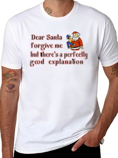Dear Santa Forgive Me Graphic T-Shirt