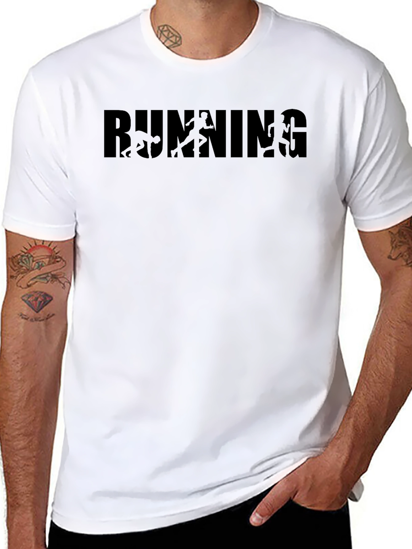 Running Enthusiast Black T-Shirt
