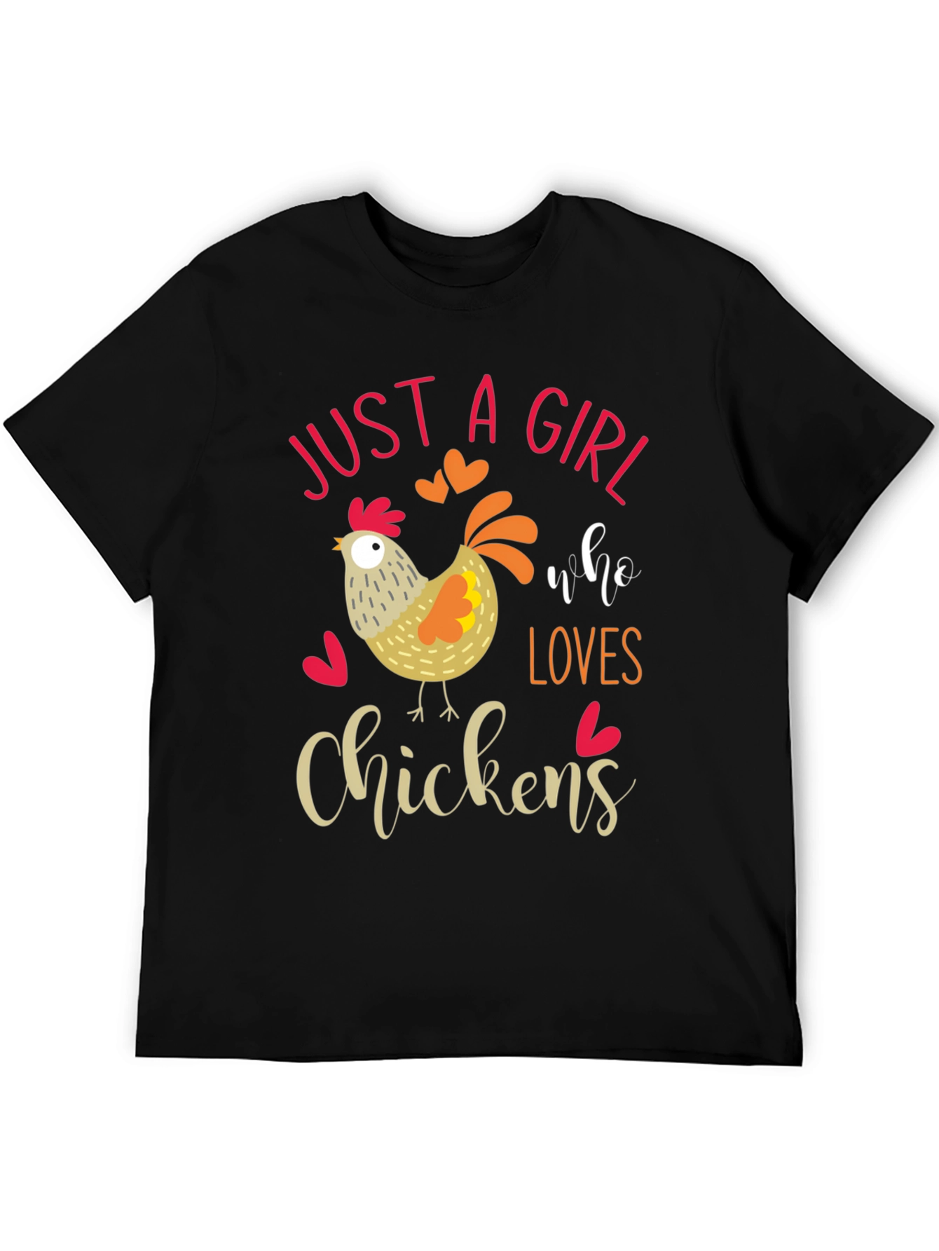 Just A Girl Who Loves Chickens T-Shirt