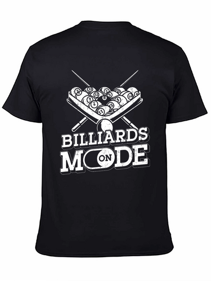Billiards Mode On Graphic Tee - Pool Player T-Shirt