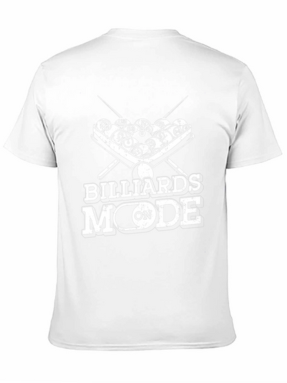 Billiards Mode On Graphic Tee - Pool Player T-Shirt