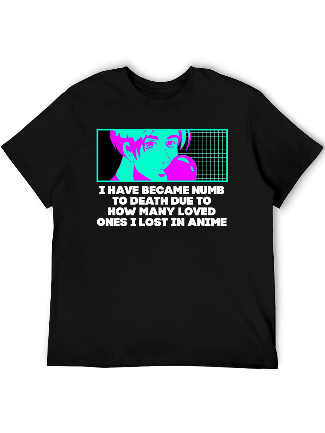 Anime Lover T-Shirt - Numb to Death Anime Tee