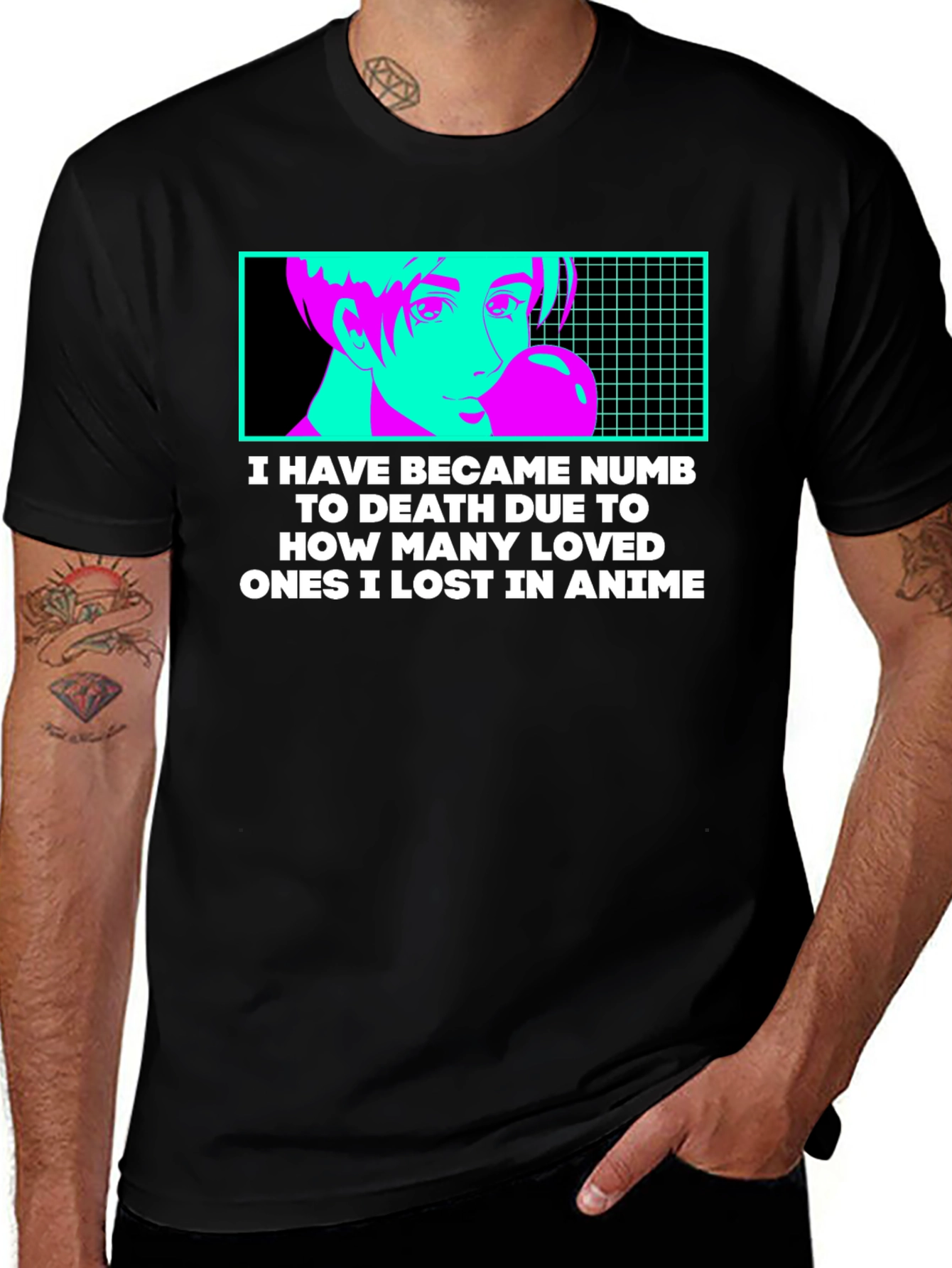 Anime Lover T-Shirt - Numb to Death Anime Tee