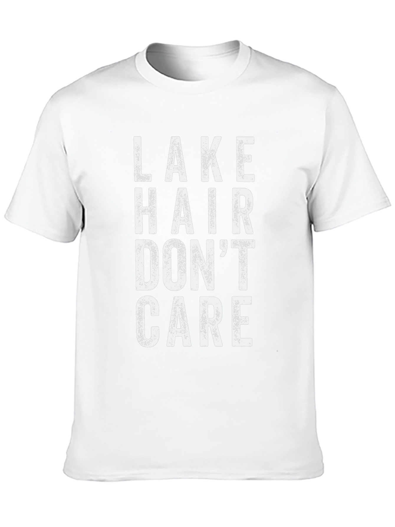 Lake Hair Dont Care Black T-Shirt