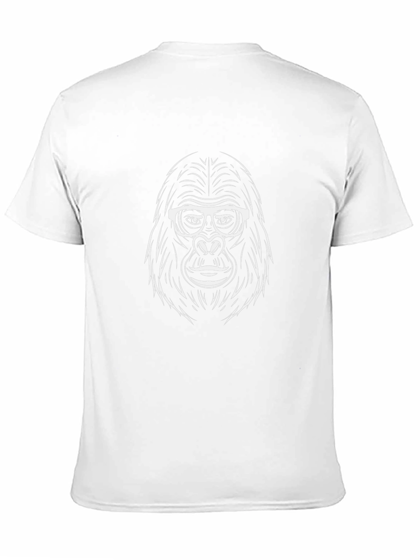 Cool Gorilla Graphic Tee - Black Cotton Blend