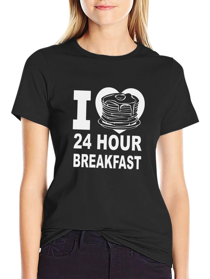 I Heart 24 Hour Breakfast T-Shirt