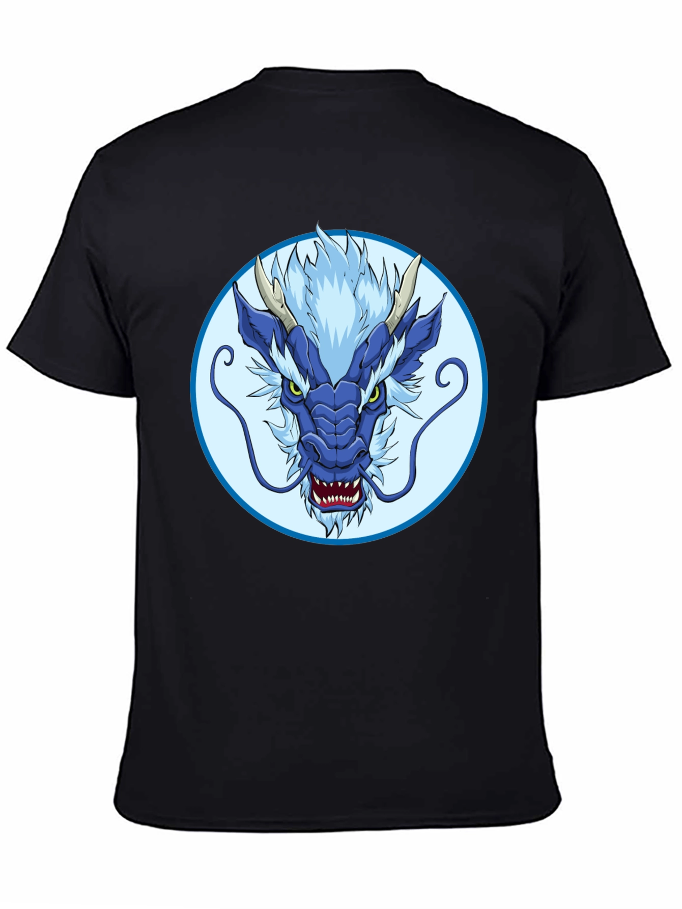 Blue Dragon Graphic Tee - Stylish Mens T-Shirt