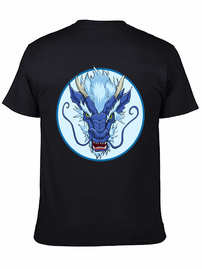 Blue Dragon Graphic Tee - Stylish Mens T-Shirt